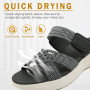 ZDQ Sandales Femme Été Legere Orthopédique Chaussons
