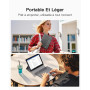 Inateck Clavier Bluetooth avec pavé Tactile, Clavier sans Fil AZERTY Ultra Fin et Portable, Compatible avec Windows et iPad OS, 