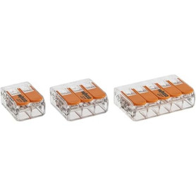 Wago Blister panaché de 40 bornes de connexion automatique 2,3 et 5 entrées S221