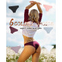 ALL OF ME Lot de 6 Slips Femme Coton Culotte pour Femme sous-vêtements Soft Hipster Sexy Panties Caleçons Doux Multipack S-XL