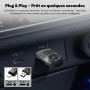 OTTOCAST Mini Adaptateur CarPlay & Android Auto sans Fil, 2-en-1 Adapter CarPlay sans Fil Bluetooth, Plug & Play pour iOS 10+/An