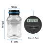 Newaner Tirelire Electronique Euros 1.8L Grande Capacité, Tirelire Électronique Numérique avec Écran LCD, Creative Transparent A