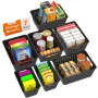 Lifewit Lot de 7 paniers de rangement en plastique, bacs de rangement empilables pour organiser, bacs ouverts multi-tailles pour