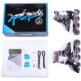 2PM SPORTS Cytia Taille réglable en Ligne de Patins en Ligne à Pleine lumière LED Roues, Rollers en Ligne pour pour Enfants, Fem