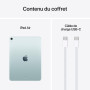 Apple iPad Air 11 Pouces avec Puce M3 : Apple Intelligence, écran Liquid Retina, 128 Go, caméras Avant/arrière 12 Mpx, Wi-FI 6E 