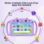 Ascrecem Tablette Educative Enfant 7 Pouces Android Tablette Enfants avec WiFi6 Bluetooth Quad Core 2Go RAM 32Go ROM Tablet Bebe