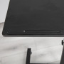LANTUS Bureau Debout Mobile avec 4 roulettes, sur Roues, réglable en Hauteur, Table de lit pour Salon, Chambre à Coucher 60 * 34