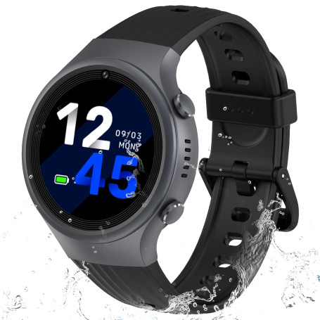 Alutoria Montre Connectée Enfant 4G GPS avec Appel Vidéo, SOS Urgence, Mode Classe – Smartwatch Enfant pour Filles et Garçons,Li