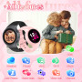 Alutoria Montre Connectée Enfant 4G GPS avec Appel Vidéo, SOS Urgence, Mode Classe – Smartwatch Enfant pour Filles et Garçons,Li