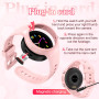 Alutoria Montre Connectée Enfant 4G GPS avec Appel Vidéo, SOS Urgence, Mode Classe – Smartwatch Enfant pour Filles et Garçons,Li