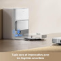 MOVA P50 Pro Ultra Robot aspirateur avec lingette adaptative, puissance d'aspiration de 19 000 Pa avec brosse anti-enchevêtremen