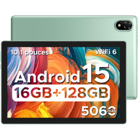 DOOGEE U10 Tablette Android 15 [2025], 16GB RAM + 128GB ROM(2TB TF) Tablette 10 Pouces, 2.0 GHz, WiFi-6 / BT 5.0 / 5060mAh / 8MP