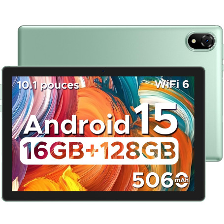 DOOGEE U10 Tablette Android 15 [2025], 16GB RAM + 128GB ROM(2TB TF) Tablette 10 Pouces, 2.0 GHz, WiFi-6 / BT 5.0 / 5060mAh / 8MP