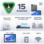 DOOGEE U10 Tablette Android 15 [2025], 16GB RAM + 128GB ROM(2TB TF) Tablette 10 Pouces, 2.0 GHz, WiFi-6 / BT 5.0 / 5060mAh / 8MP