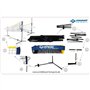 Set de badminton - SCHILDKRÖT - Set complet filet avec poche de rangement / transport - 300 x 155 cm