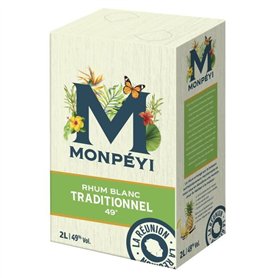 Monpéyi - Rhum blanc traditionnel - 49