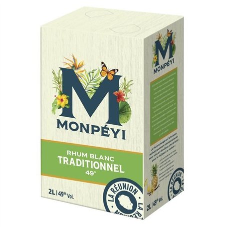 Monpéyi - Rhum blanc traditionnel - 49