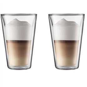 BODUM CANTEEN Set 2 verres double paroi 0.4 l Transparent