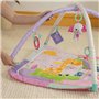 BRIGHT STARTS Tapis de sol éveil bébé évolutif pliable- Jungle Rose- arche avec jouets sensoriels et musicaux, miroir