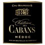 Château des Cabans 2019 Médoc Cru Bourgeois - Vin rouge de Bordeaux