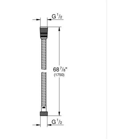 Flexible de douche - GROHE - 22100000 - 1