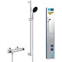 Ensemble de douche - 1 jet - Mitigeur thermostatique - GROHE - 34805001 - Gris