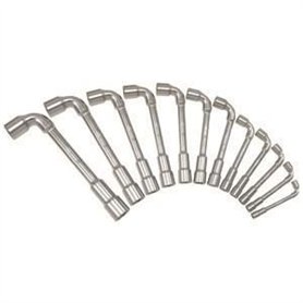 Clés a pipe - KS TOOLS - 517.0441 - Boite de 16 clés a pipe débouchées métriques - Clés 6 pans - De 8 a 24 mm
