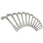 Clés a pipe - KS TOOLS - 517.0441 - Boite de 16 clés a pipe débouchées métriques - Clés 6 pans - De 8 a 24 mm