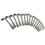 Clés a pipe - KS TOOLS - 517.0441 - Boite de 16 clés a pipe débouchées métriques - Clés 6 pans - De 8 a 24 mm