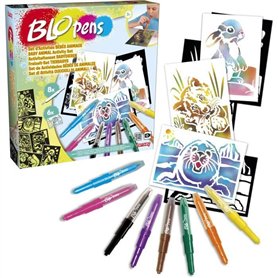 Set d'Activités Bébés Animaux - LANSAY BLOPENS - Pochoirs réutilisables - Des 5 ans Set d'Activités Bébés Animaux - LANSAY BLOPENS - Pochoirs réutilisables - Des 5 ans