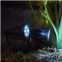 Spot solaire projecteur 2 en 1 a piquer ou a fixer - LUMISKY - SPIKY AWAY W34 - H42 cm - LED blanc