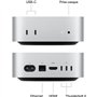 Apple - Mac mini (2024) Puce Apple M4  - RAM 16Go - Stockage 512Go SSD - CPU 10 coeurs GPU 10 coeurs - Argent