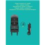 NANIA - Poussette compacte - MYLA - 4 roues - Noir