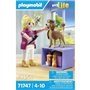 PLAYMOBIL 71747 Toiletteuse avec caniche et accessoires, My Life, 23 pieces, Des 4 ans