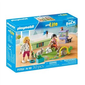 PLAYMOBIL 71753 Animalerie avec enclos a lapins