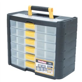 Boîte a outillage - Plastiken - 90001_NOIRE - 6 tiroirs - Titanium - En plastique