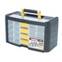 Boîte a outillage - Plastiken - 90004_NOIRE - 4 petits tiroirs - Titanium - En plastique