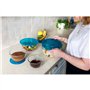 Lot de 5 jattes avec couvercle - PYREX - 1x 0,5L + 2x 1L + 2x 2L