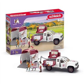 Coffret Vétérinaire mobile avec remorque, SCHLEICH 42704 Horse Club Coffret Vétérinaire mobile avec remorque