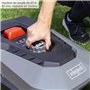 Robot tondeuse connecté 400m2 Scheppach RoboCut L500 avec station de recharge | Jusqu'a 400 m² | Capteur de pluie | WiFi & BT