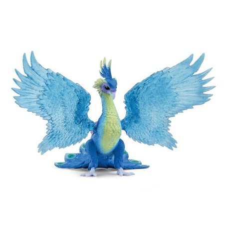 Figurine Paon magique bleu