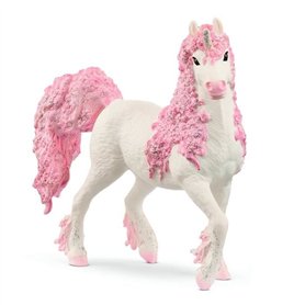Figurine Jument Licorne fleurie