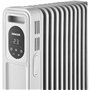 Radiateur électrique bain d'huile - SENCOR - SOH 6213WH - 2500 W - Panneau de commande numérique - Blanc