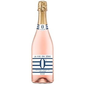La vie en zéro - Boisson a base de vin sans alcool - Rosé