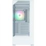Boitier sans alimentation - ZALMAN P40 Prism Plus - Moyen tour - Format ATX - Blanc