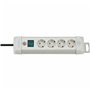Rallonge 4 prises Schuko avec interrupteur Brennenstuhl Premium-Line 3600 W (1