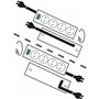 Rallonge 10 Tomas Schuko Brennenstuhl Primera-Line 3600 W (2 m)