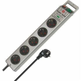 Multiprise 5 Prises avec Interrupteur Brennenstuhl Super-Solid 3600 W (2