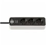 Rallonge 3 prises Schuko avec interrupteur Brennenstuhl Ecolor 3600 W (1