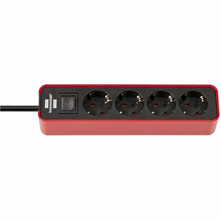 Rallonge 4 prises Schuko avec interrupteur Brennenstuhl 1153240070 3600 W (1